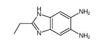 1H-Benzimidazole-5,6-diamine,2-ethyl-(9CI) Structure