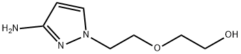 2-[2-(3-amino-1H-pyrazol-1-yl)ethoxy]ethan-1-ol Structure