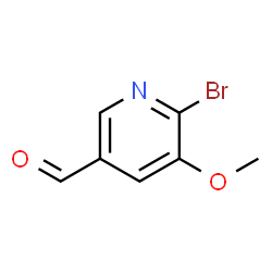 6-Bromo-5-methoxypyridine-3-carbaldehyde结构式