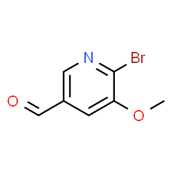 6-Bromo-5-methoxypyridine-3-carbaldehyde structure