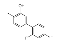 5-(2,4-difluorophenyl)-2-methylphenol结构式