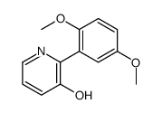 2-(2,5-dimethoxyphenyl)pyridin-3-ol Structure