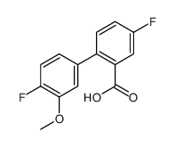 5-fluoro-2-(4-fluoro-3-methoxyphenyl)benzoic acid结构式