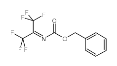 (2,2,2-三氟-1-三氟甲基亚乙基)氨基甲酸苄酯结构式