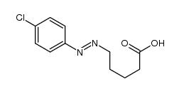 5-(4-chlorophenylazo)pentanoic acid结构式