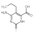 6-amino-5-propyl-2-sulfanylidene-3H-pyrimidine-4-carboxylic acid picture