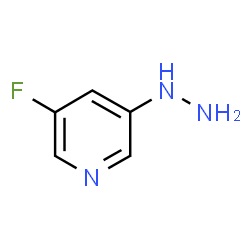 3-氟-5-肼基吡啶结构式