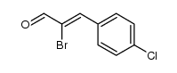 α-Bromo-4-chlorocinnamaldehyd结构式