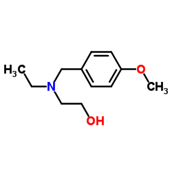 2-[Ethyl(4-methoxybenzyl)amino]ethanol Structure