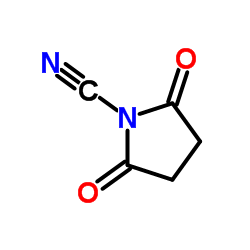 1-Pyrrolidinecarbonitrile,2,5-dioxo-(9ci) structure