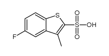 5-fluoro-3-methyl-benzo[b]thiophene-2-sulfonic acid Structure