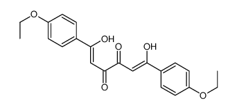 (1Z,5Z)-1,6-bis(4-ethoxyphenyl)-1,6-dihydroxyhexa-1,5-diene-3,4-dione结构式