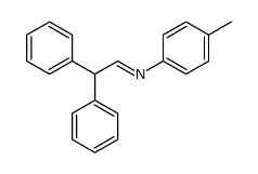 N-(4-methylphenyl)-2,2-diphenylethanimine结构式