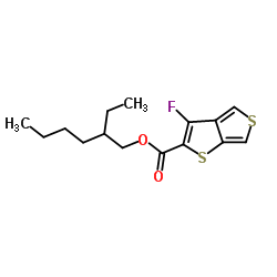 2-Ethylhexyl 3-fluorothieno[3,4-b]thiophene-2-carboxylate结构式