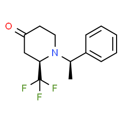 (R)-1-((R)-1-phenylethyl)-2-(trifluoroMethyl)piperidin-4-one Structure