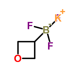 Potassium trifluoro(oxetan-3-yl)borate结构式