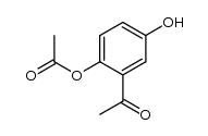 2-acetoxy-5-hydroxyacetophenone Structure