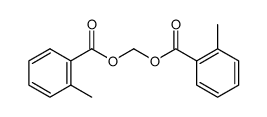 bis(2-methylbenzoyloxy)methane Structure