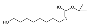 (8-羟基辛基)氨基甲酸叔丁酯结构式