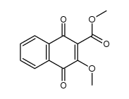 2-Carbomethoxy-3-methoxy-1,4-naphthoquinone Structure