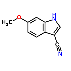 6-Methoxy-1H-indole-3-carbonitrile Structure