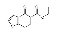 Ethyl 4-oxo-4,5,6,7-tetrahydro-1-benzothiophene-5-carboxylate Structure