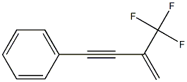 [3-(Trifluoromethyl)-3-buten-1-ynyl]benzene Structure