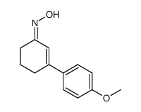 4'-methoxy-5,6-dihydro-[1,1'-biphenyl]-3(4H)-one oxime结构式