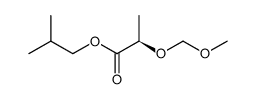 isobutyl (R)-2-(methoxymethoxy)propionate结构式