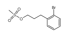 3-(2-bromophenyl)propyl methanesulfonate Structure