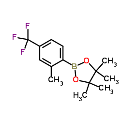 2-Methyl-4-(trifluoromethyl)phenylboronic acid pinacol ester structure