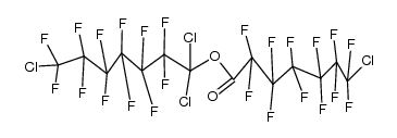 ω-Chlor-perfluor-heptansaeure-(α,α,ω-trichlor-perfluor-heptylester) Structure