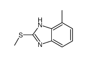 1H-Benzimidazole,4-methyl-2-(methylthio)-(9CI) picture