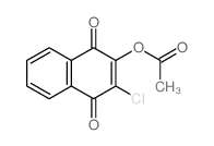 1,4-Naphthalenedione,2-(acetyloxy)-3-chloro- picture