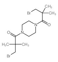 3-bromo-1-[4-(3-bromo-2,2-dimethyl-propanoyl)piperazin-1-yl]-2,2-dimethyl-propan-1-one picture