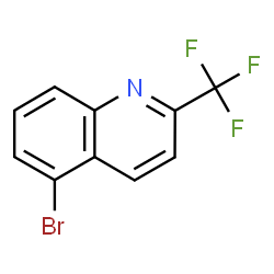 5-溴-2-(三氟甲基)喹啉结构式