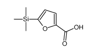 5-Trimethylsilyl-2-furoic acid structure