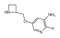 3-Pyridinamine,5-[(2R)-2-azetidinylmethoxy]-2-fluoro-(9CI) Structure