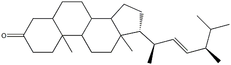 (22E)-5β-Ergost-22-en-3-one结构式