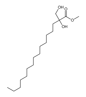 methyl (2S)-2-hydroxy-2-(hydroxymethyl)hexadecanoate结构式