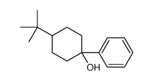 TRANS-1-PHENYL-4-TERT-BUTYLCYCLOHEXANOL Structure