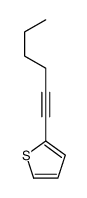 2-hex-1-ynylthiophene Structure