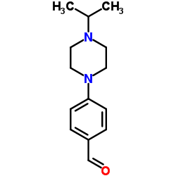 4-(4-ISOPROPYLPIPERAZIN-1-YL)BENZALDEHYDE结构式