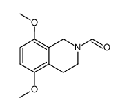 2-formyl-1,2,3,4-tetrahydro-5,8-dimethoxyisoquinoline结构式