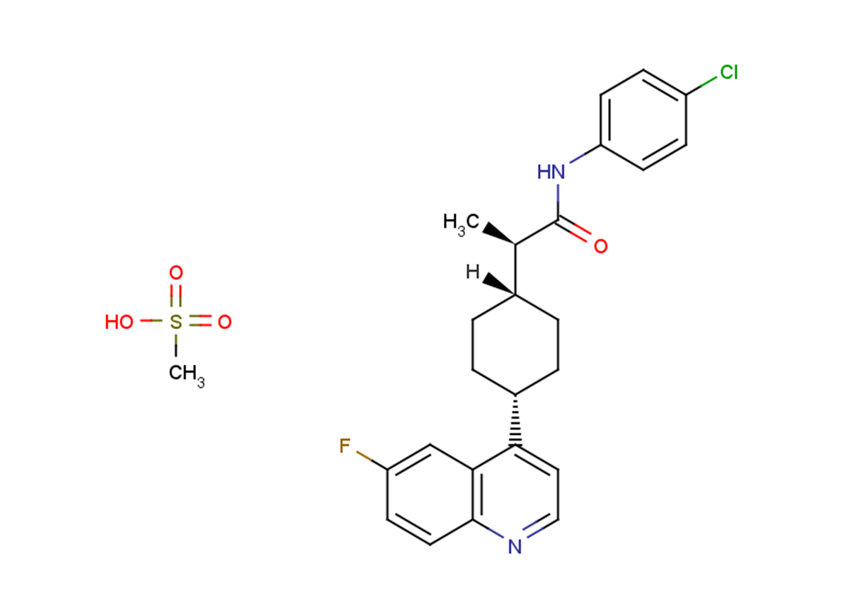 Linrodostat mesylate Structure