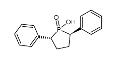 (2R,5R)-1-羟基-2,5-二苯基磷杂环戊烷 1-氧化物结构式
