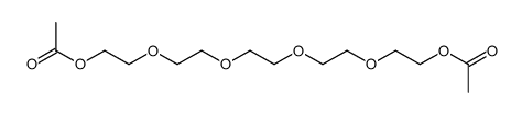 3,6,9,12-tetraoxatetradecane-1,14-diyl diacetate Structure