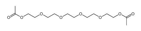 3,6,9,12-tetraoxatetradecane-1,14-diyl diacetate structure