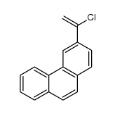 3-(1-chloroethenyl)phenanthrene Structure