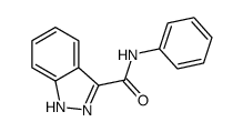 N-Phenyl-1H-indazole-3-carboxamide结构式